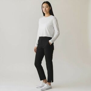 Athleta Women Size 2 Black Brooklyn Mid-Rise‎ Ankle Travel Workout Pants